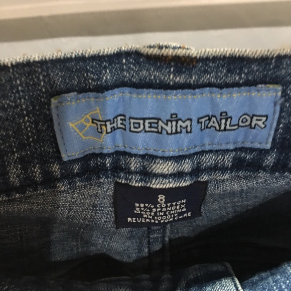 Denim Taylor Blue Jeans with  Embellishments - Picture 5 of 5